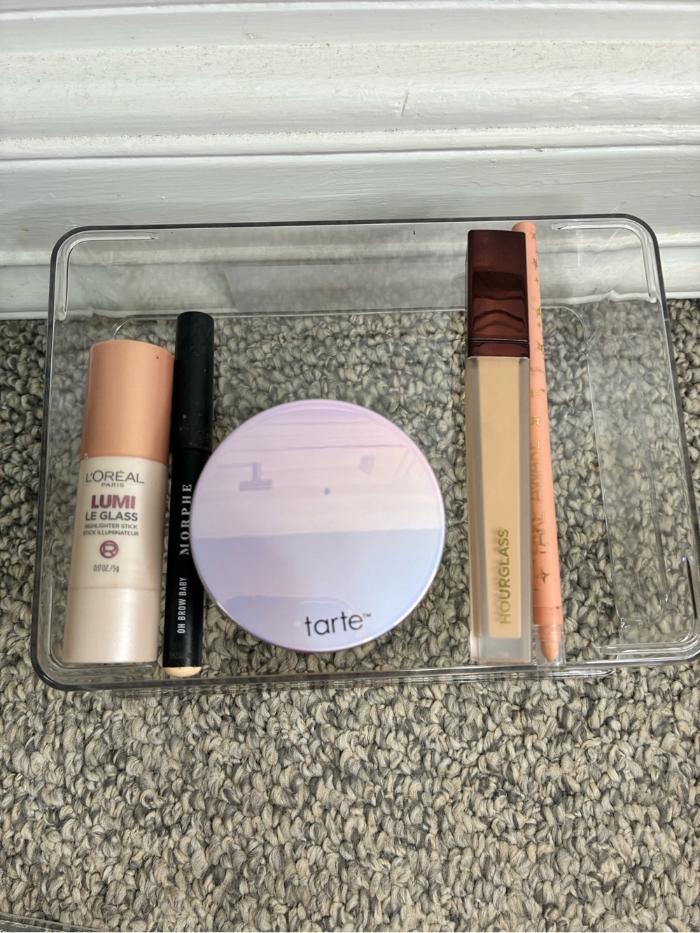 Tarte Radiant Face powder & fake awake hourglass concealer Sepia